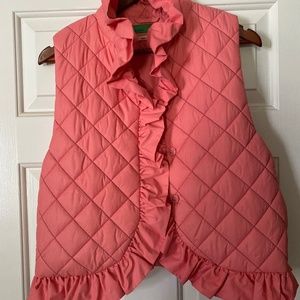 Clare V. Quilted Pink Vest